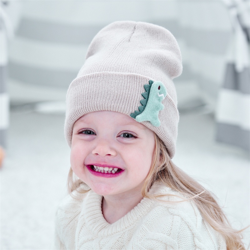 Mũ Beanie Dệt Kim Thời Trang Mùa Đông 2023 Chidlren Giữ Ấm Cho Bé Trai Và Bé Gái Panama