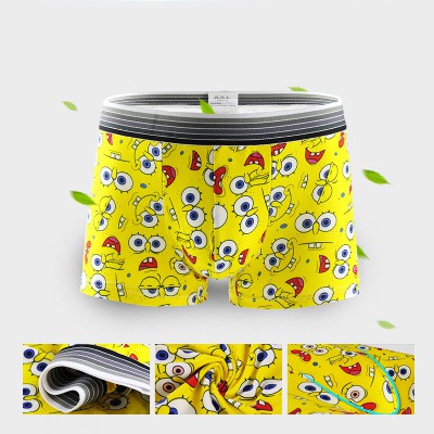 Bộ 2 quần lót nam BOXER hoạt hình cao cấp 💥 FREESHIP 💥 Quần lót cotton nam hoạt hình Boxer co giãn tự nhiên