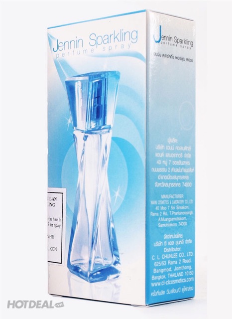 Nước Hoa Jennin Sparkling Thái Lan 18ml – Hương Mộc Lan Quý Phái