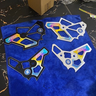 Nẹp sườn Titan kèm logo chữ S titan cho xe Raider/Satria