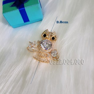 Cài áo con cú vọ CZ865