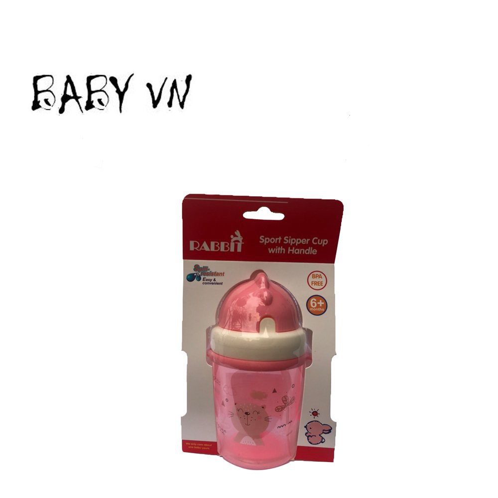 Bình nước hình thú 210ML - HC520 - RABBIT - HACO BABY - BABY VN