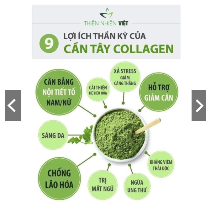 cần tây collagen thiên nhiên việt hộp 30 gói -hỗ trợ đẹp da hết nám | BigBuy360 - bigbuy360.vn