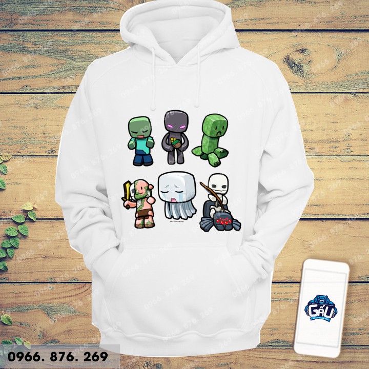 Áo nỉ MINECRAFT theo yêu cầu | BigBuy360 - bigbuy360.vn