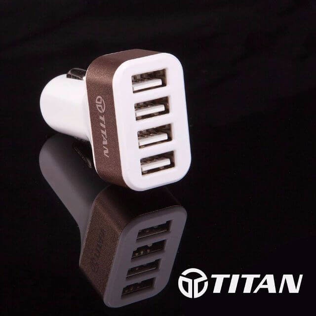 Sạc Xe Hơi 4 Cổng USB Titan SO11