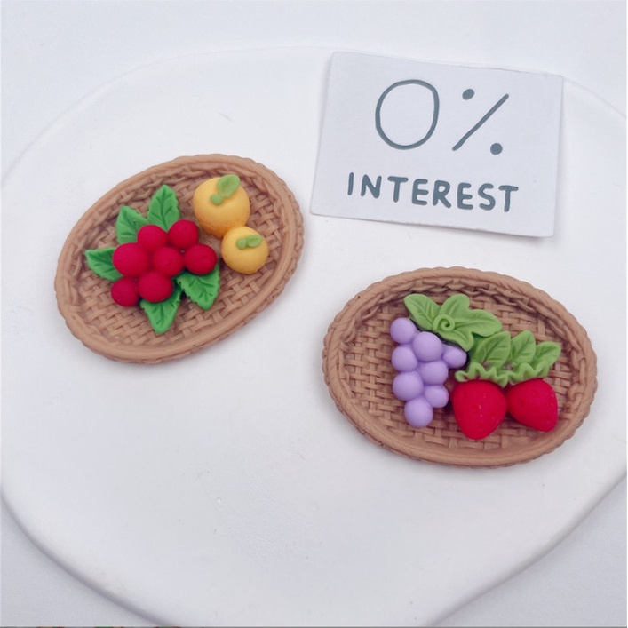 Mô hình mẹt trái cáy trang trí nhà búp bê, nhà mô hình DIY