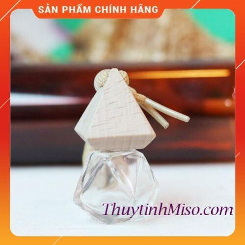 [RẺ NHẤT SHOPEE] Vỏ lọ tinh dầu treo xe ô tô - lọ hình kim cương sang trọng, đẳng cấp