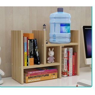 Kệ sách vân gỗ để bàn - Màu gỗ tự nhiên