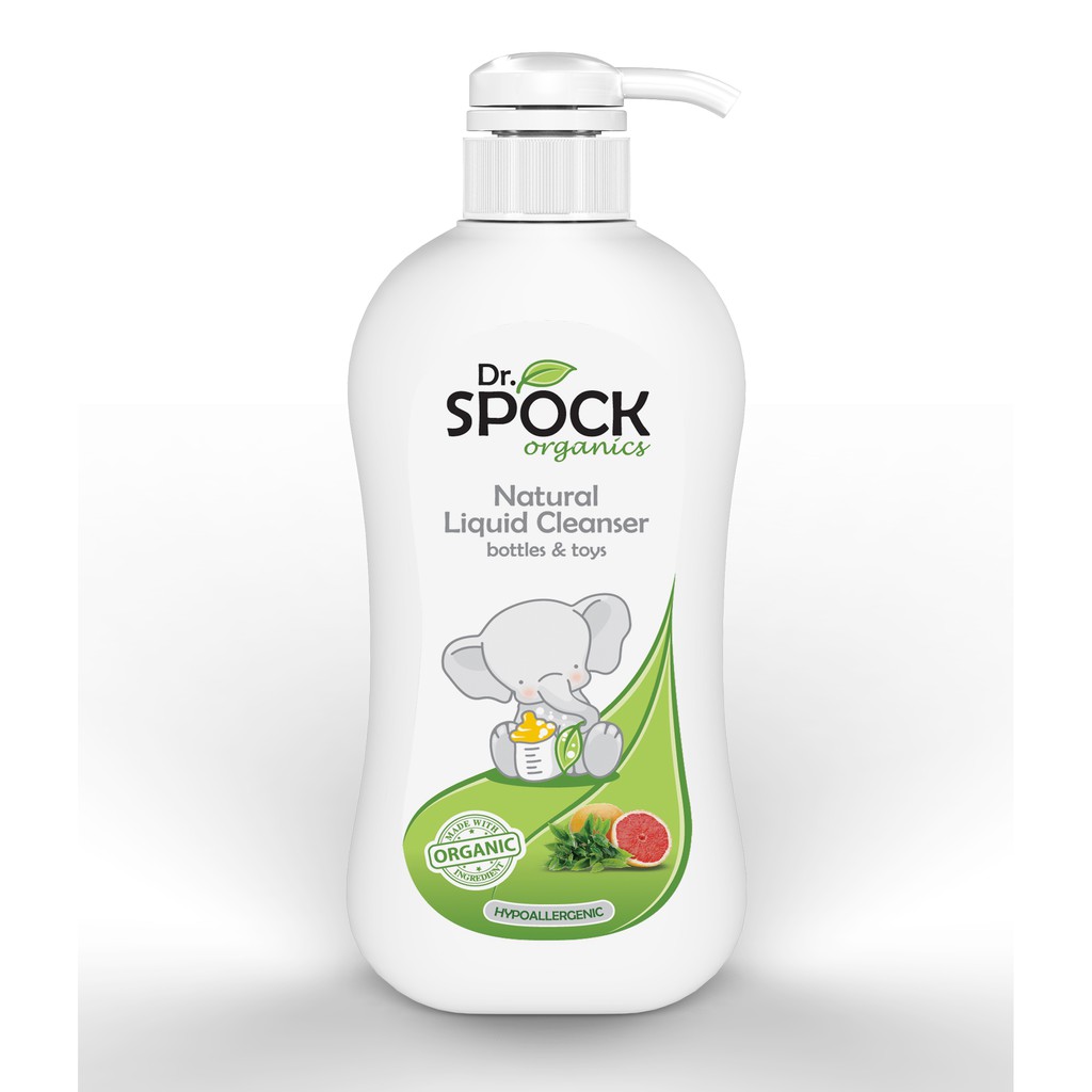Nước Rửa Bình Chiết Organic Cho Trẻ Dr. Spock Organics - 450ml