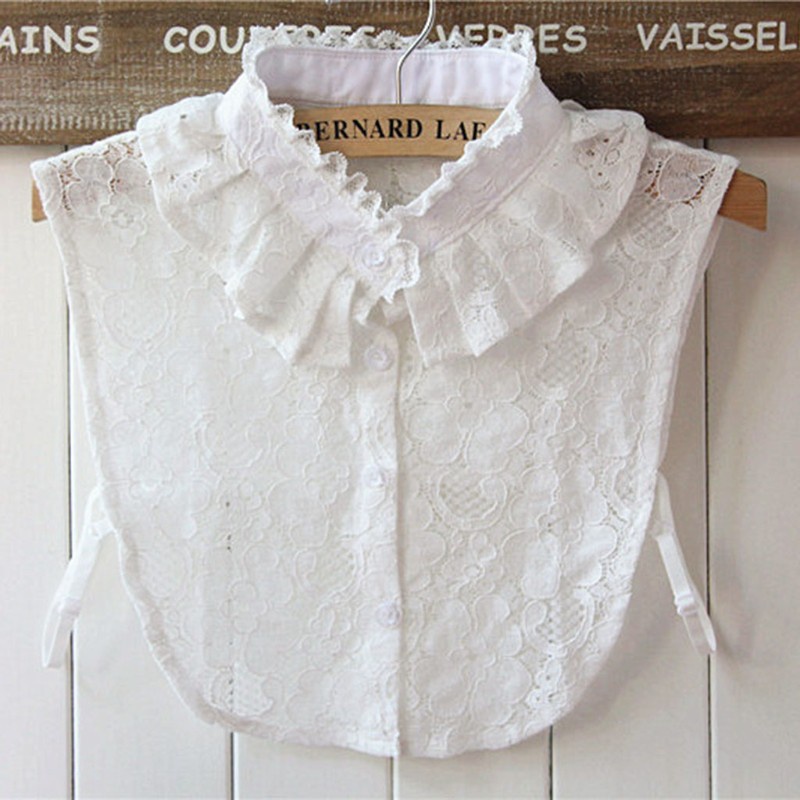 Cổ Áo Sơ Mi Giả Màu Sắc Thời Trang Cho Nữ