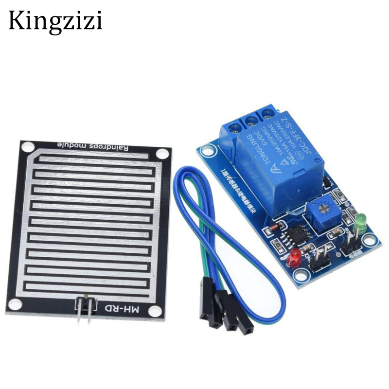 Mô đun cảm biến nước mưa chạy bằng điện DC 5V 12V
