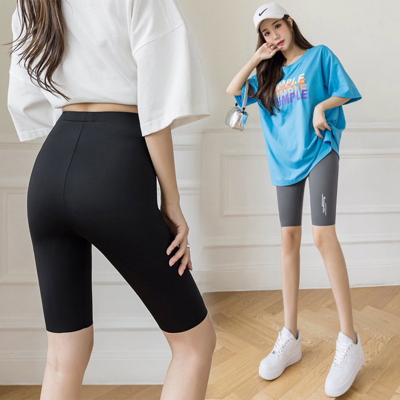 Quần legging 5 tấc lưng cao ôm dáng tập Yoga cho nữ