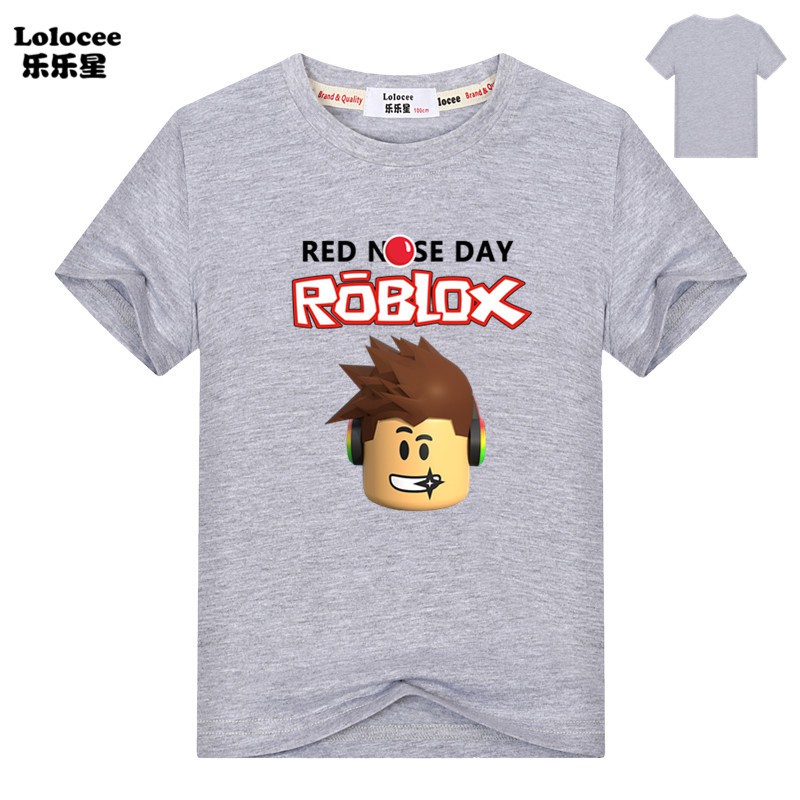 ROBLOX Áo Thun Ngắn Tay In Chữ Dành Cho Bé Trai