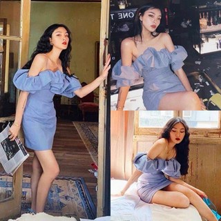 Đầm Trễ Vai Tiệc Xịn Xò (XẢ KHO ẢNH KÈM ẢNH THẬT 100%)
