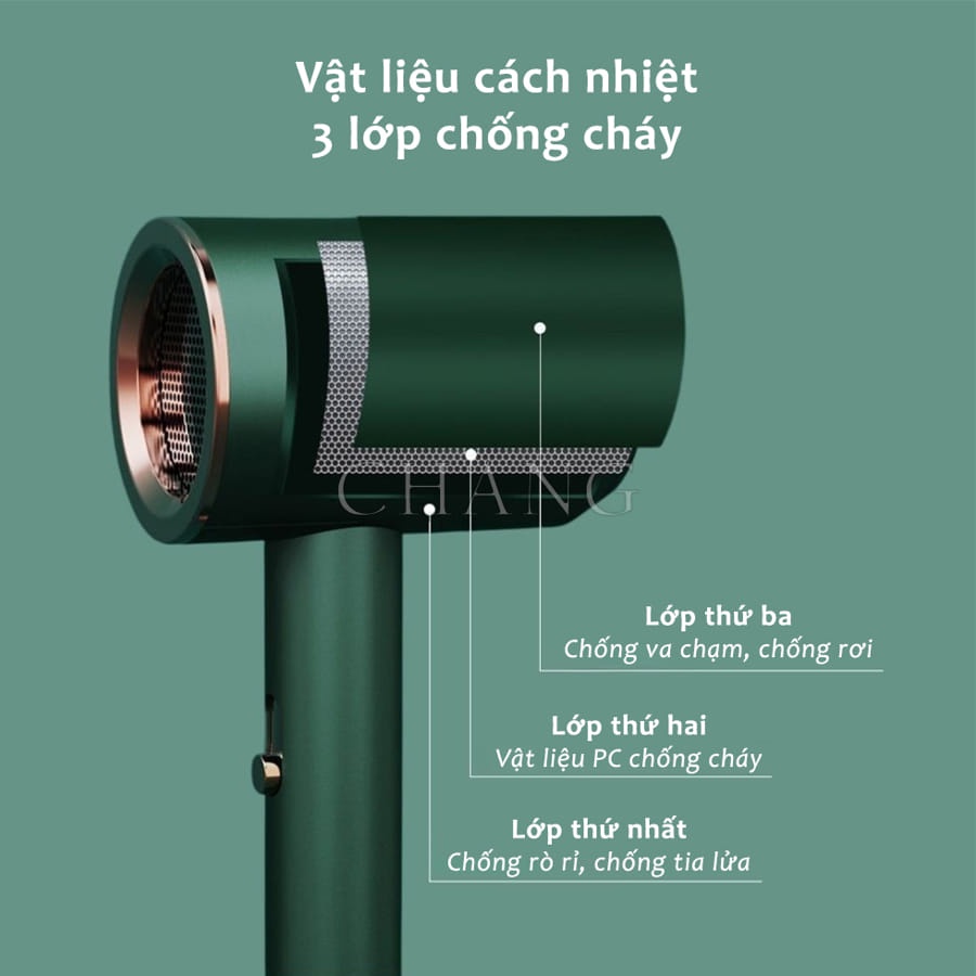 Máy Sấy Tóc 2 Chiều Nóng Lạnh, Máy Sấy Tạo Kiểu Tóc Đa Năng Công Suất Lớn Phù Hợp Cho Cả Gia Đình và Salon