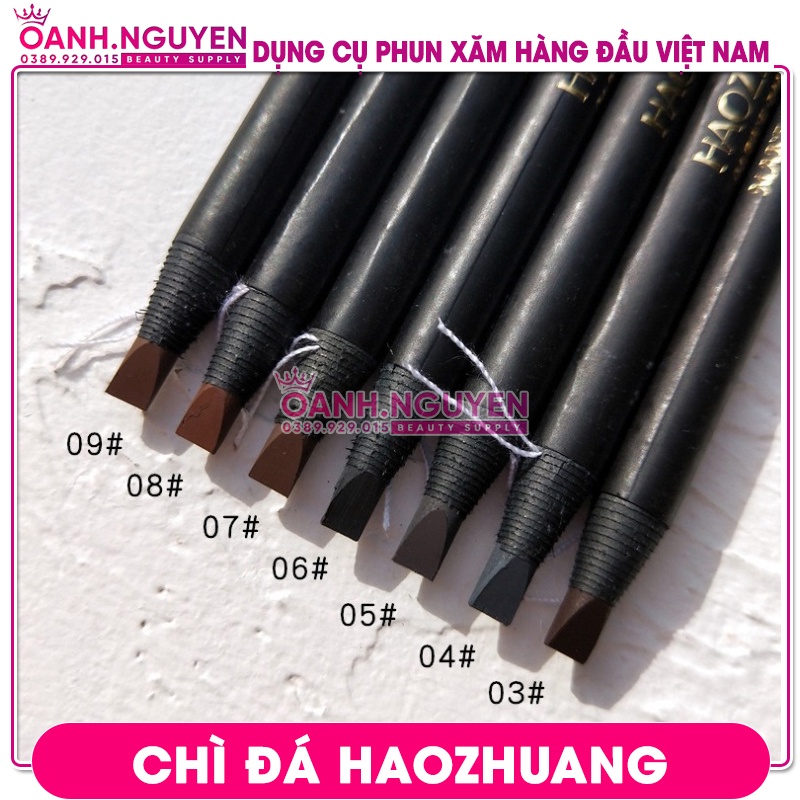 Chì Đá Haozhuang/ Vẽ Sợi Lông Mày Sắc Nét, Nhanh Bám