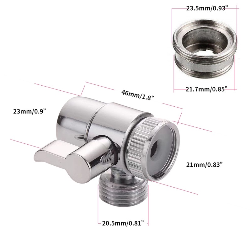 Đầu Chia Vòi Nước Chuyên Dụng Cho Nhà Tắm/Nhà Bếp