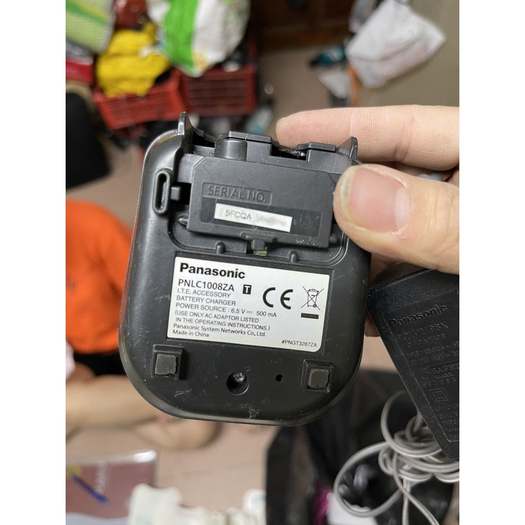 CHÍNH HÃNG QUA SỬ DỤNG  Nguồn sạc Adapter , đốc điện thoại Panasonic 6.5v 500ma 6V 300ma nguyên bản pnlc1008za