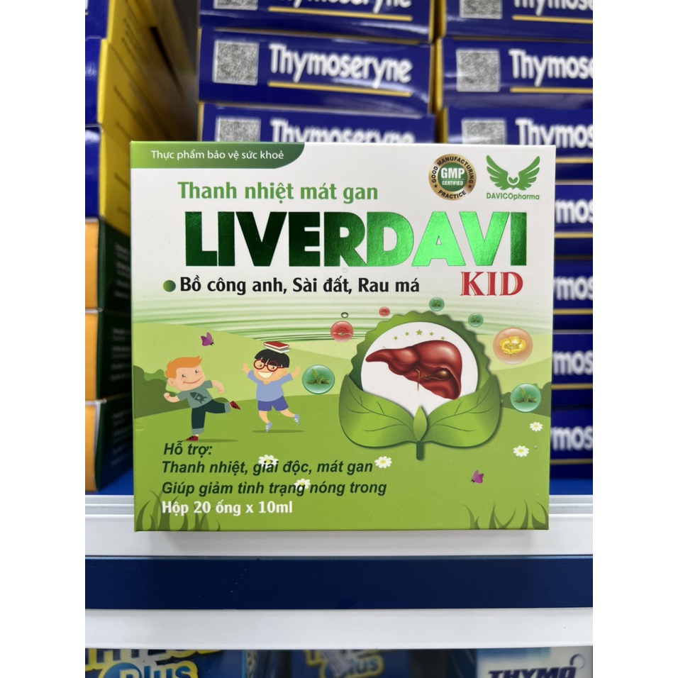 LIVERDAVI  Thanh Nhiệt Mát Gan Giảm Tình Trạng Nóng Trong Người