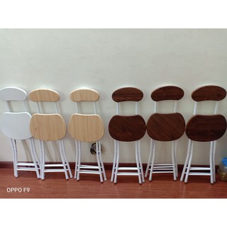 [𝑴𝒂̂̃𝒖 𝒎𝒐̛́𝒊] Ghế gấp gọn gỗ đa năng l Ghế gấp bàn ăn, bàn làm việc, bàn học (Có ảnh thật)