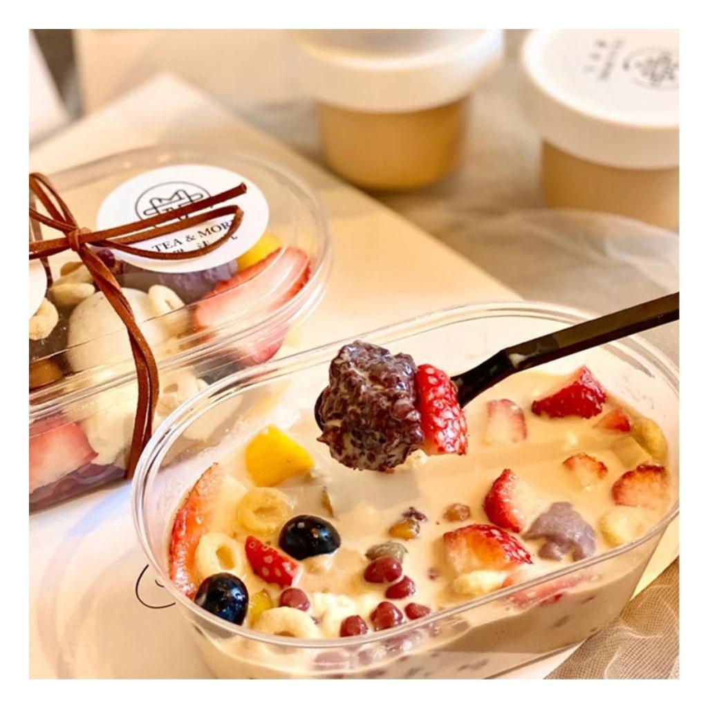 Hôp Nhựa Oval XY150g Đựng Bánh Mousse, Tiramisu