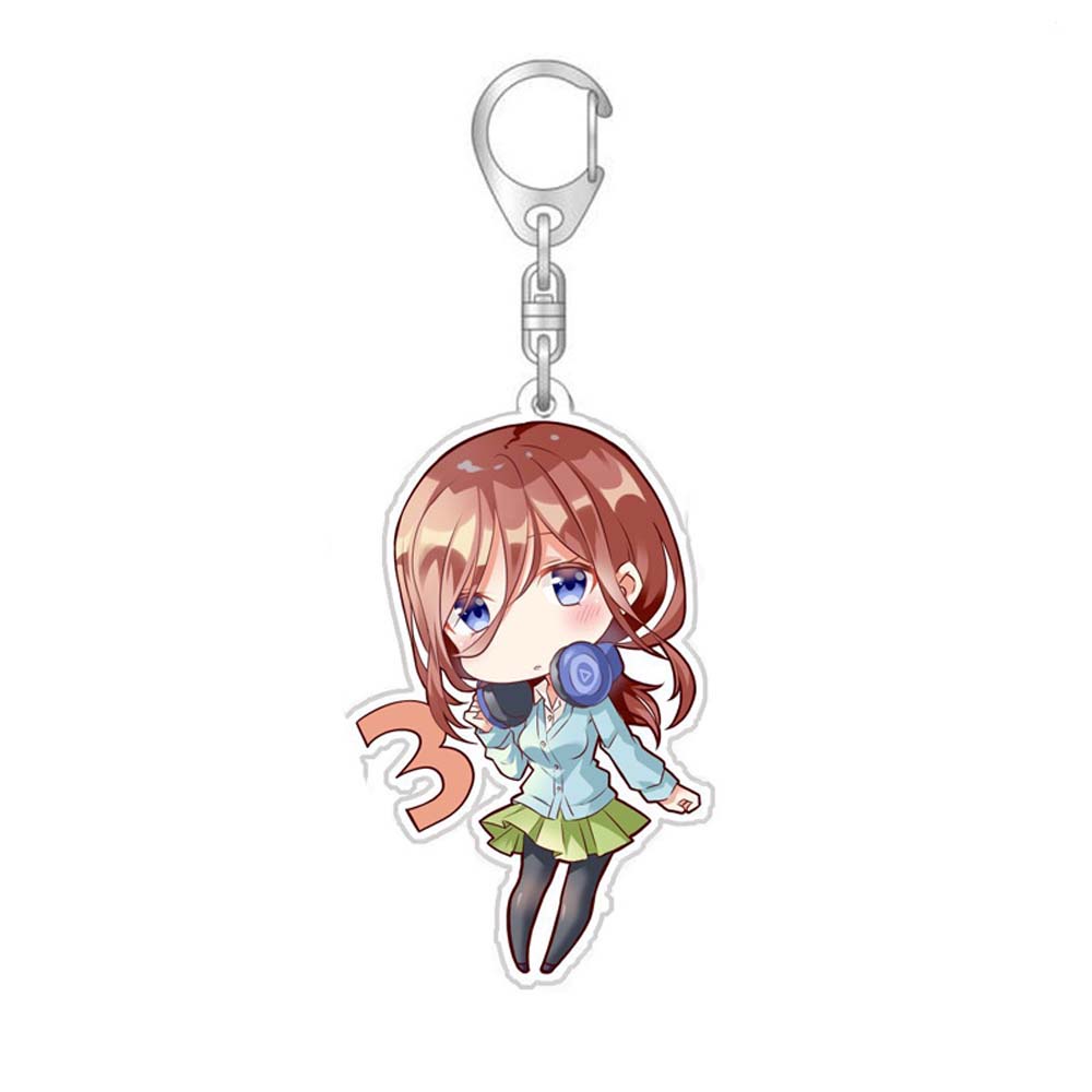 Móc Khóa Nhựa Acrylic Hình Nhân Vật Hatsune Miku Gotoubun Dễ Thương Giá Đỡ