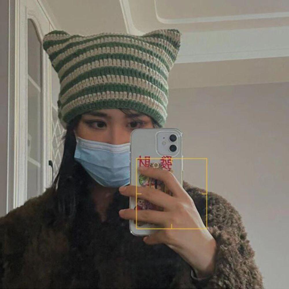 GOGOUP Mũ beanie Tai Mèo Dễ Thương Cho Nữ