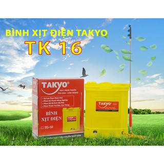 Binh xịt điện 16 lít TAKYO (12v-8ah)