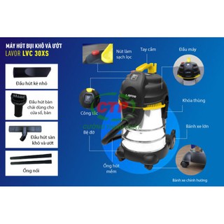 MÁY HÚT BỤI LAVOR LVC 30 XS