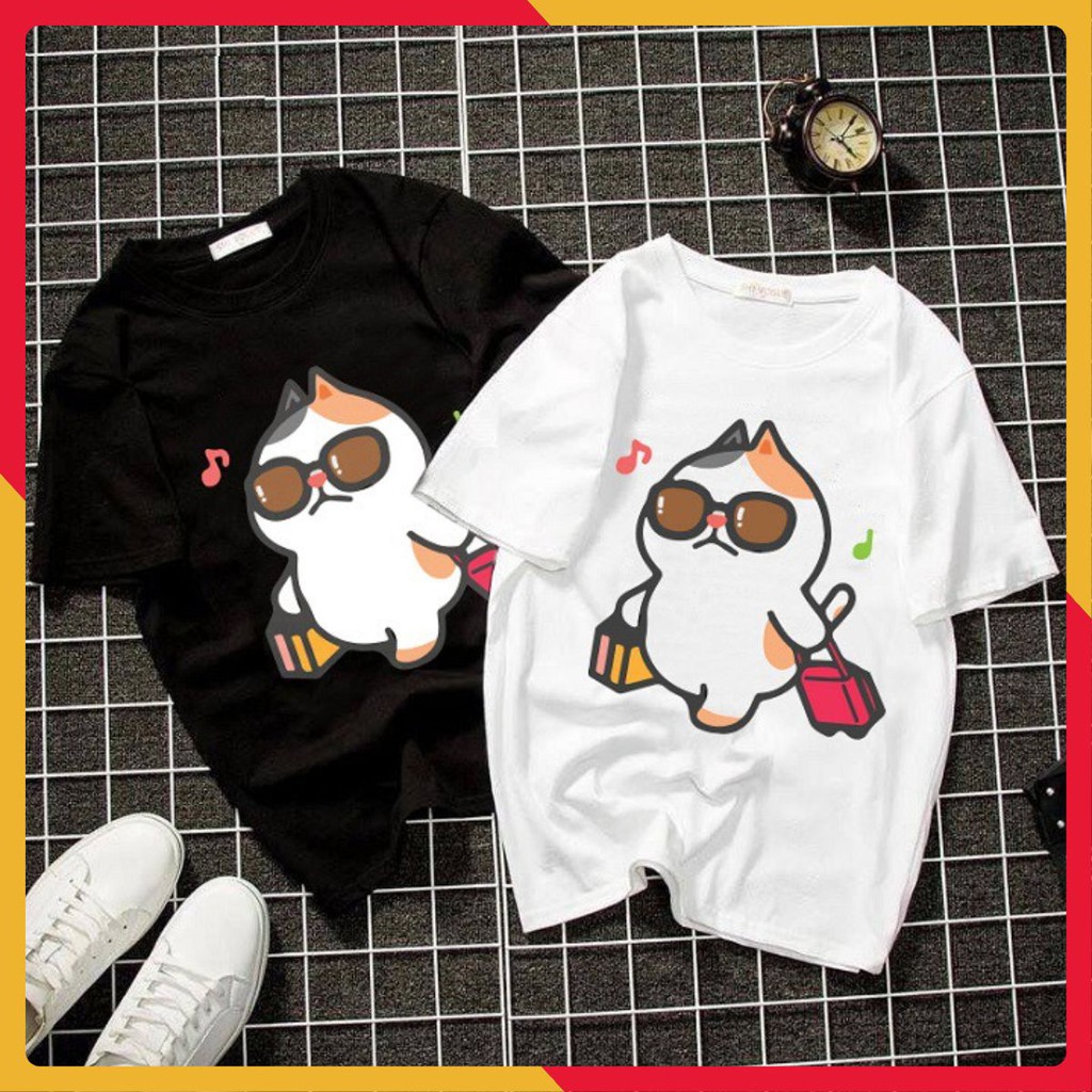 Áo Thun Đẹp Giá Rẻ Sticker TonTon Friends Bella (Áo Màu Trắng)