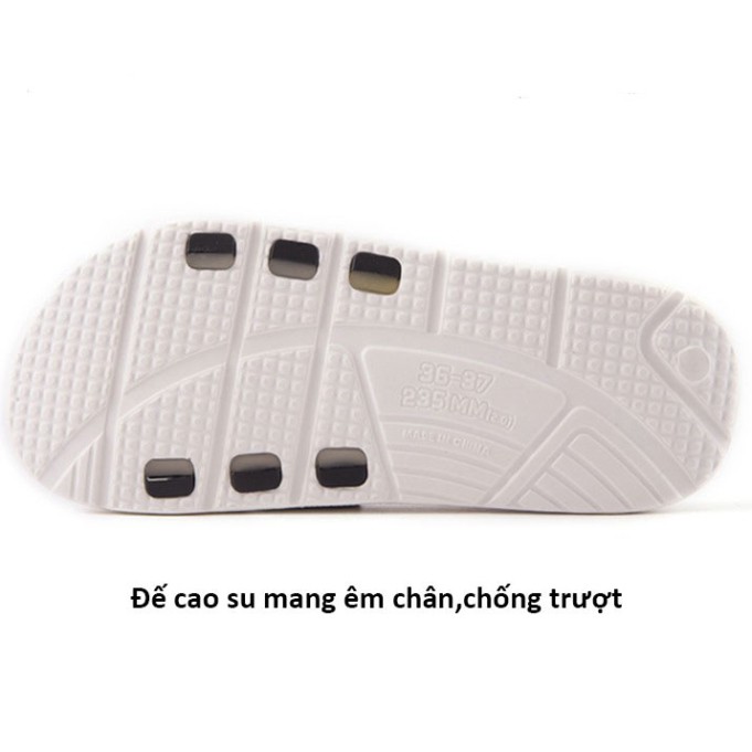 DÉP CAO SU UNISEX PHONG CÁCH IN NỔI 3D CHỮ CHIOE CỰC XINH ⚡️BÁN CHẠY⚡️