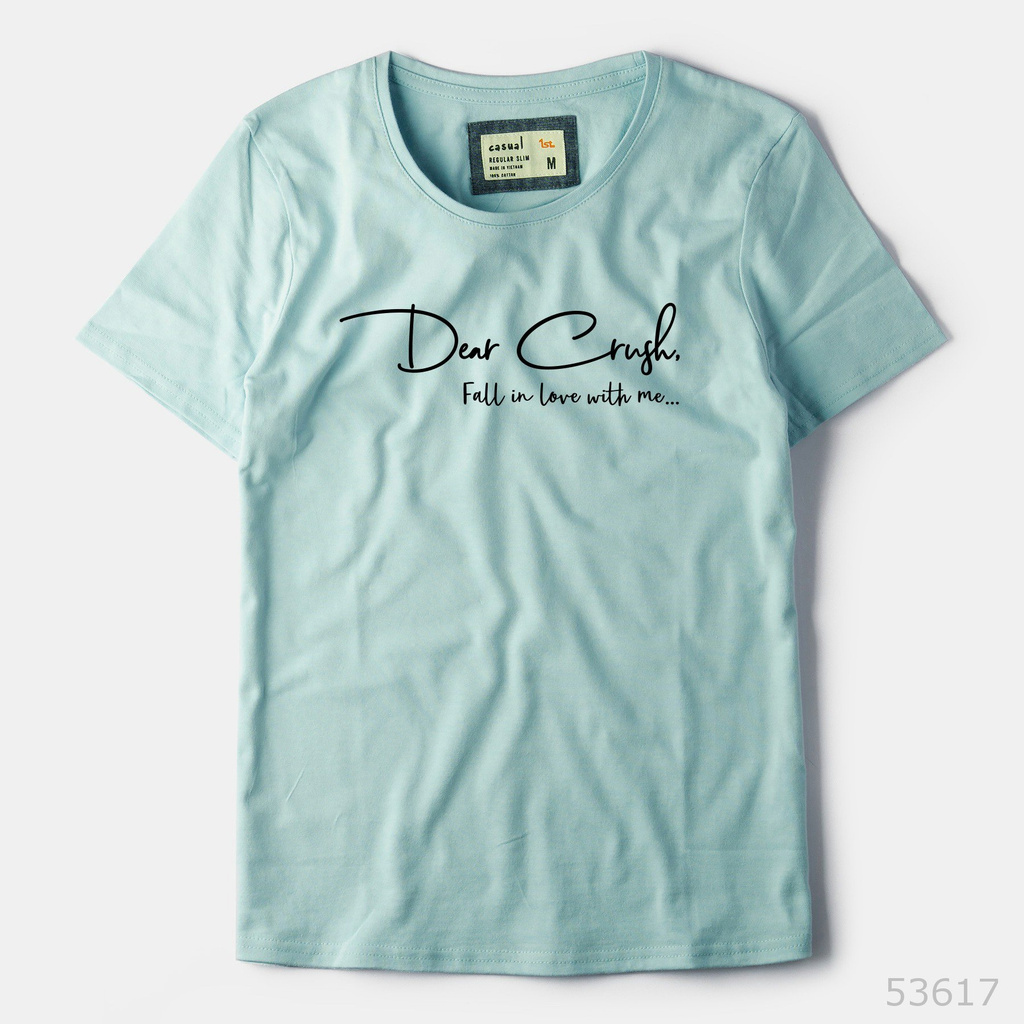 Áo thun nữ phông trơn Casual 1st cổ tròn tay ngắn cộc, vải 100% cotton cao cấp thoáng mát - dearcrush