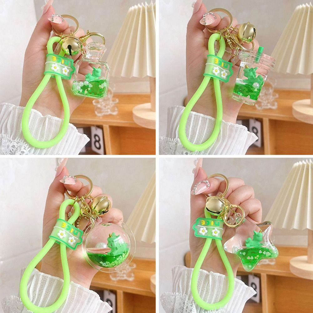 Móc Chìa Khóa Hình Ba Lô Hoạt Hình Màu Xanh Lá PEWANY PEWANY Dễ Thương Cho Nữ Giá Đỡ