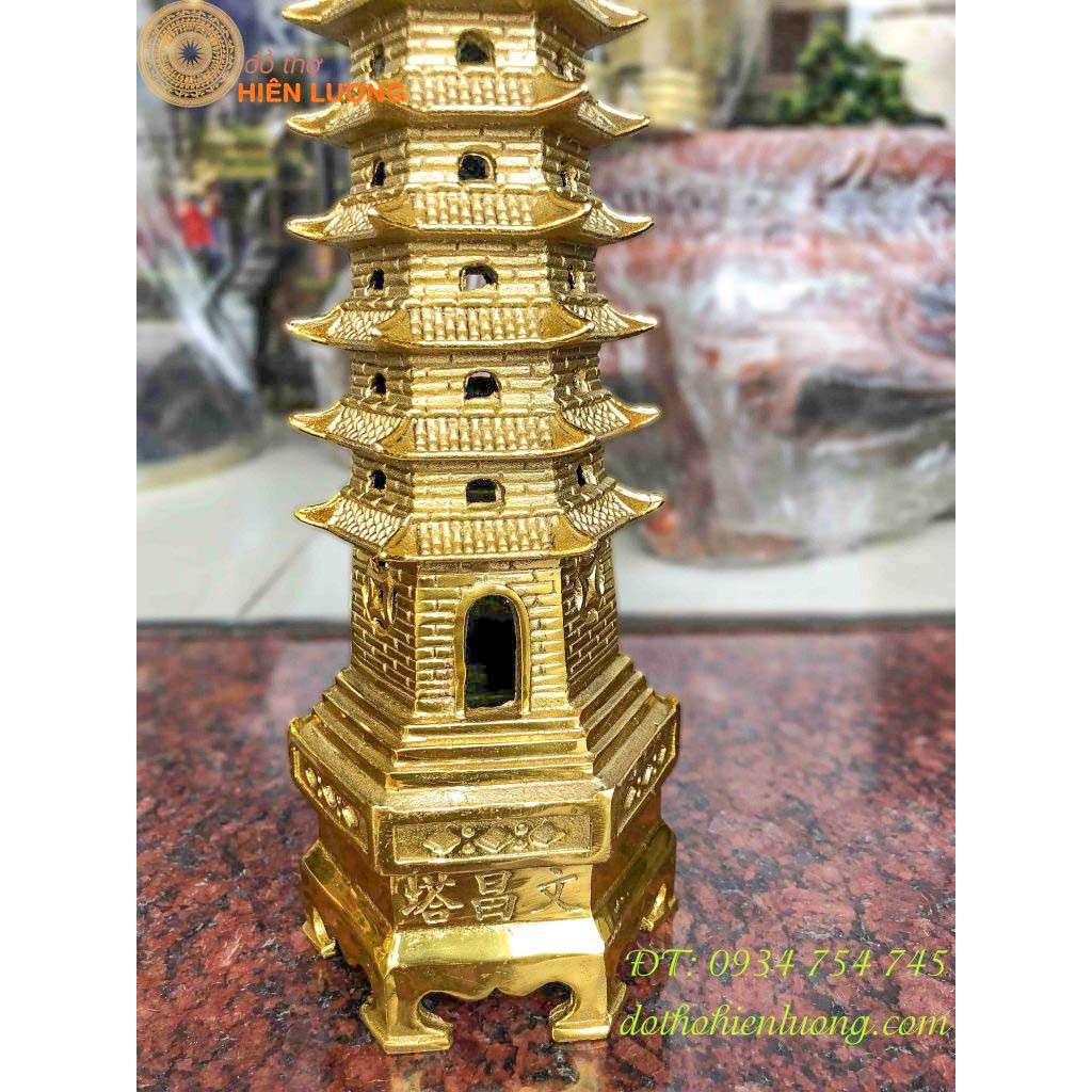Tháp Văn Xương Phong Thủy Bằng Đồng - Tháp Văn Xương 9 Tầng