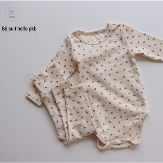 Bộ liền cho bé HELLO 𝙿𝙴𝙴𝙺𝙰𝙱𝙾𝙾 HÀN QUỐC