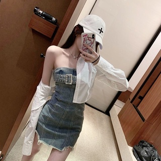 [VIDEO-ẢNH THẬT] Váy đầm jean body cúp ngực
