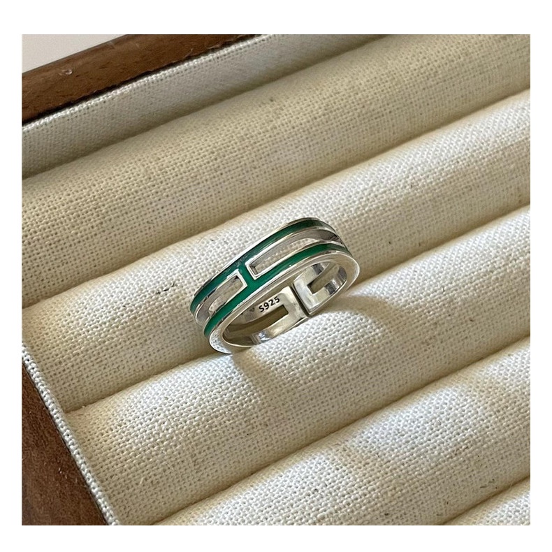 Hàng Mới Về [Hàng Mới Về] Nhẫn Đơn Họa Tiết Quả Bơ Thời Trang Phong Cách Hàn Quốc