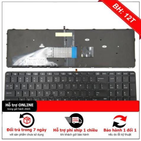 Bàn phím laptop HP Probook 450 G3 ,455 G3 ,470 G3, 450 G4, 455 G4,470 G4,837551-001 9Z.NCGBQ.301 NSK-CZ38Q 01 831023-001