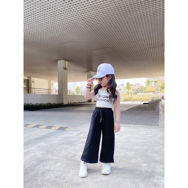 Set show fashion ống suông cho bé gái 12-24kg