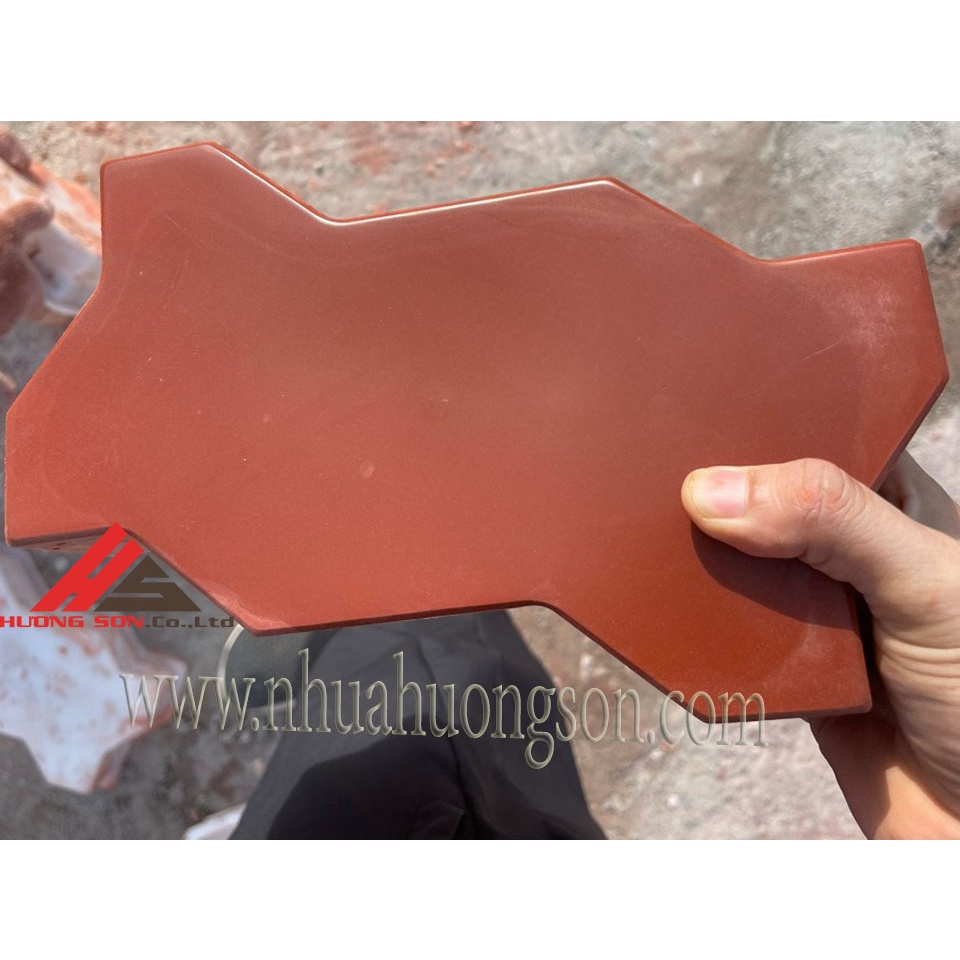 Khuôn nhựa làm gạch bê tông ziczac