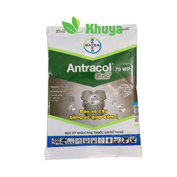   Thuốc trừ bệnh Antracol 70WP gói 100gr chính hãng Bayer