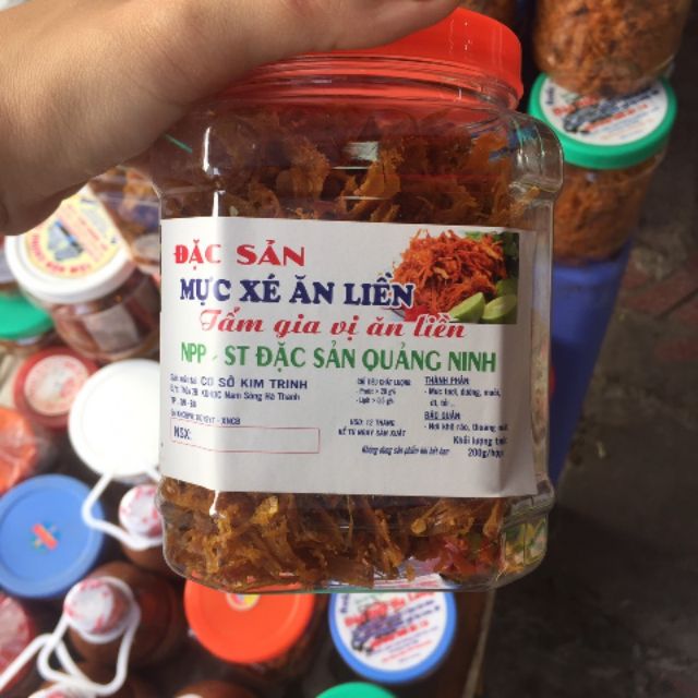 Mực xé ăn liền