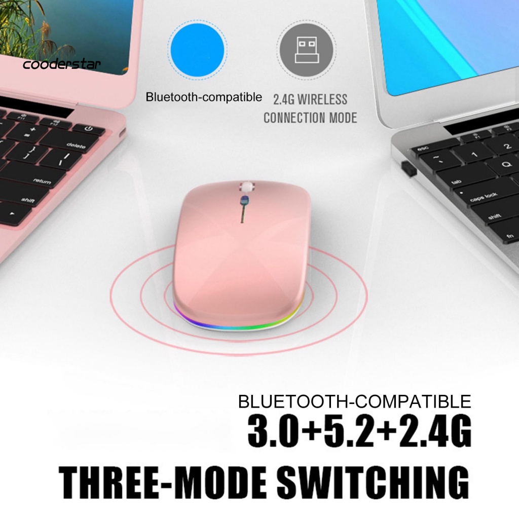 1 Bộ Chuột Bluetooth Không Dây Có Thể Sạc Lại