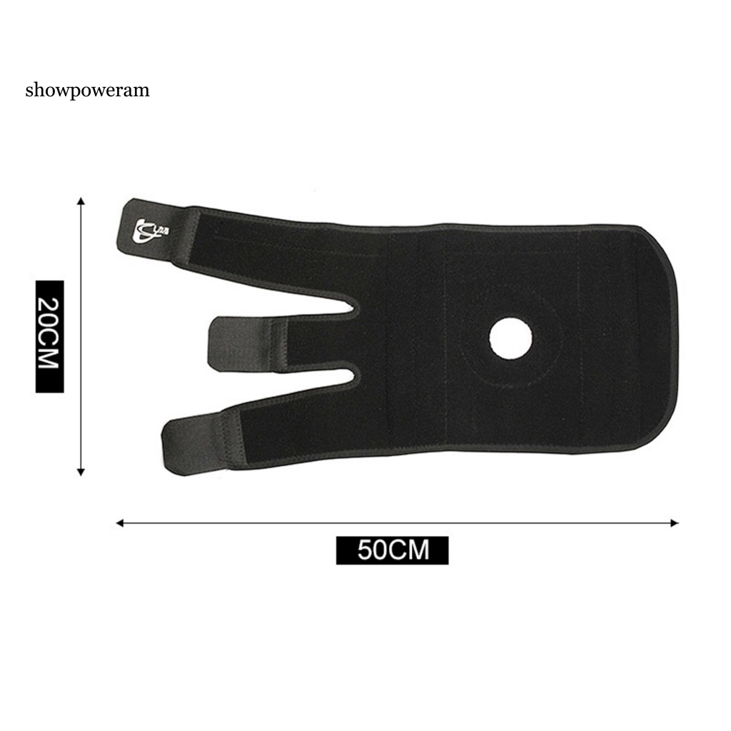 1 Đai Quấn Bảo Vệ Đầu Gối Giảm Đau Chuyên Nghiệp Màu Đen