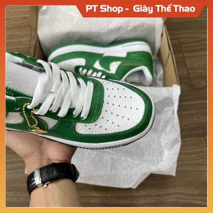[FreeShip+ Hàng Xịn] Giày_Nike nam nữ, giày thể thao snearkes nam nữ LV xanh Fullsz, Fullbox Hot Trens học sinh