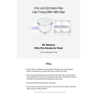 Phấn phủ BEBALANCE Miracle Air Finish Fact 7g