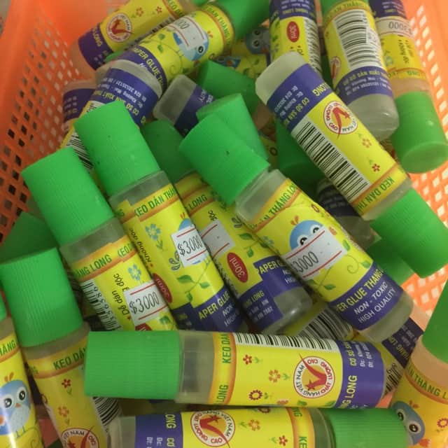 Lọ keo hồ nước dán giấy thủ công dính tốt Thăng Long 30ml