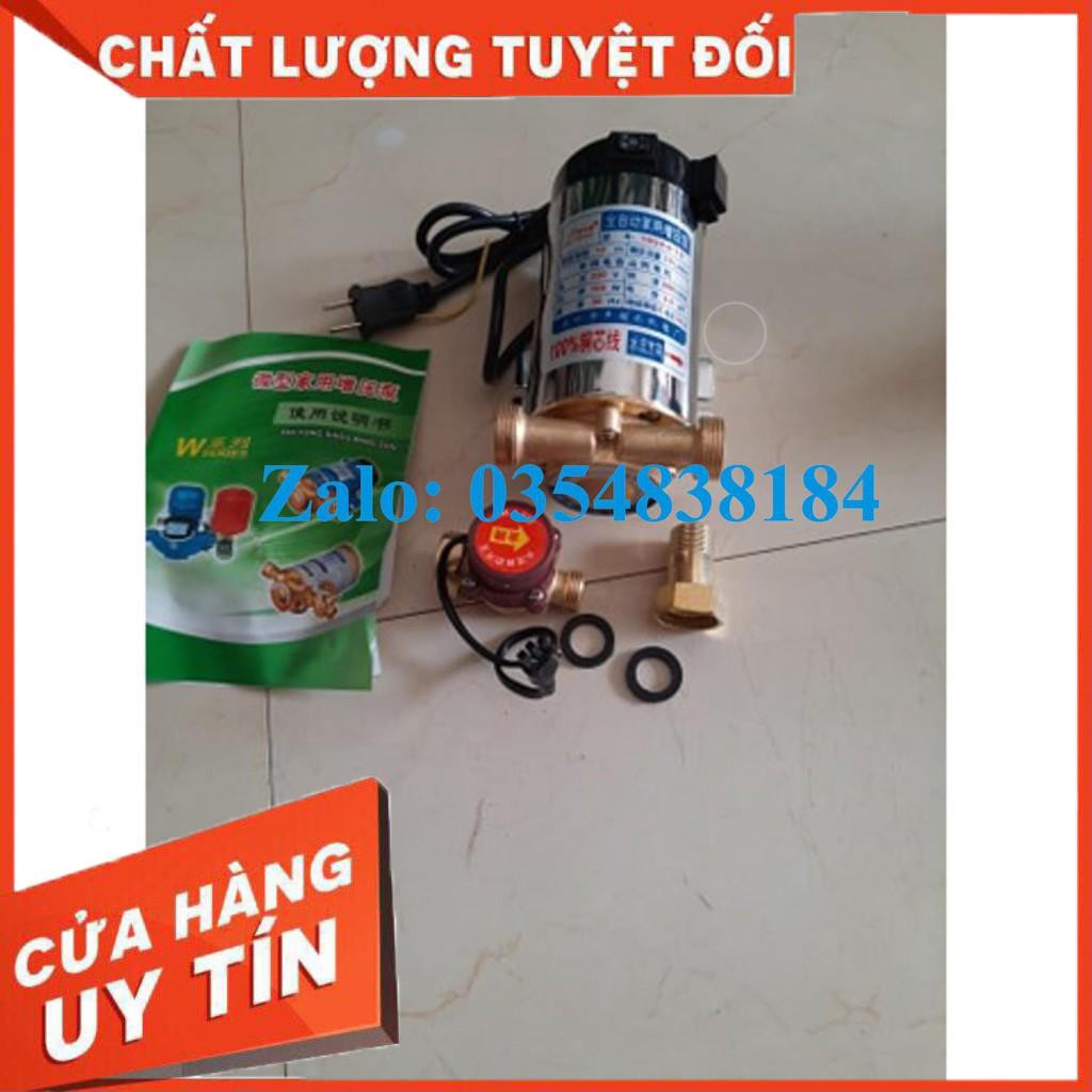 Bơm tăng áp - Máy bơm nước mini 220V siêu rẻ,  cho, -điều hoà, máy giặt -TAT