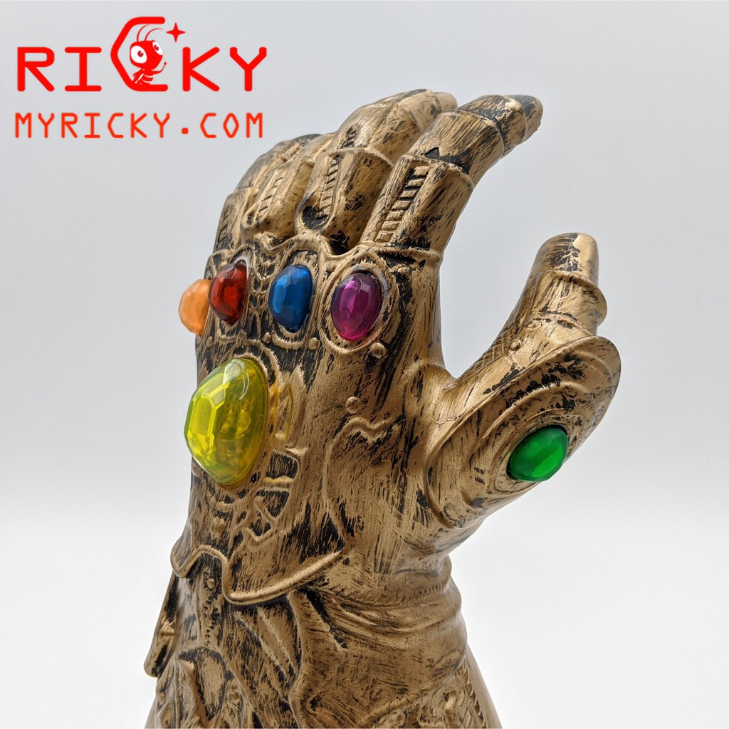 Găng tay vô cực Thanos Infinity Gauntlet có ĐÈN + NHẠC