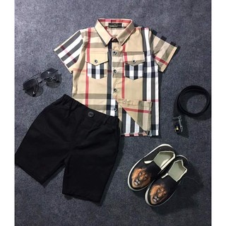 Bộ sơ mi BBR bé trai